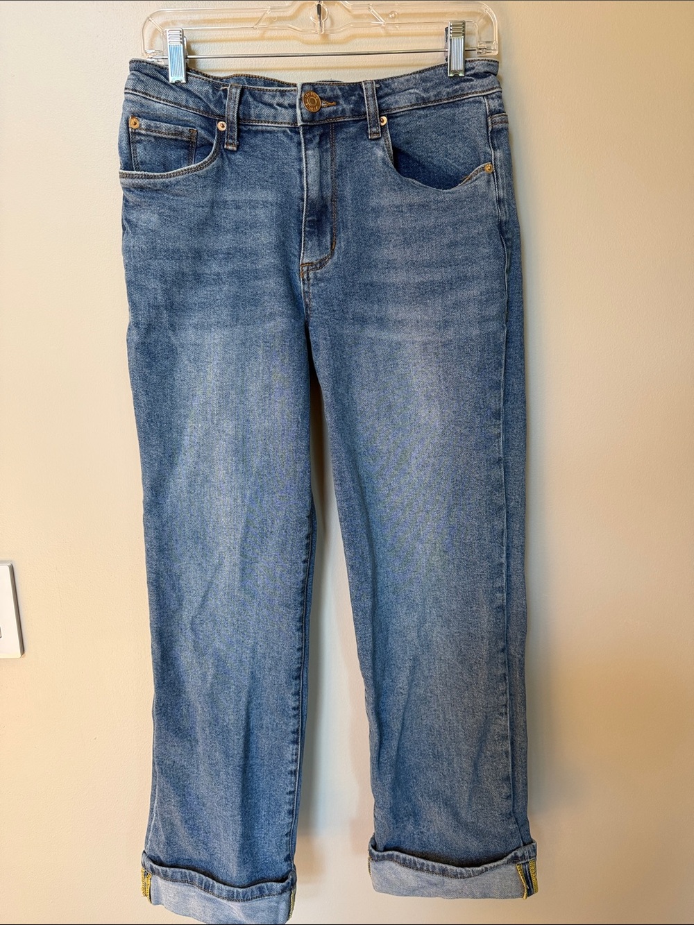 STS Blue High-Rise Women's Straight Leg Jeans - Light Blue Wash